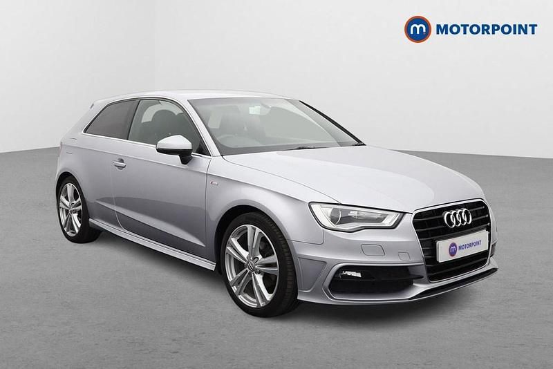 Silver Used 2016 Audi A3 S-Line Hatchback | £12,849 (Fair price) - Image 1/4