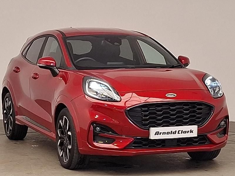 Red Used 2022 Ford Puma ST-Line X Hatchback | £18,498 (Fair price) - Image 1/4