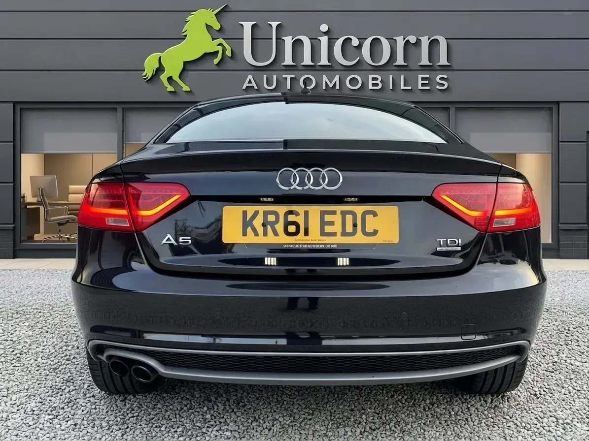 Used Audi A5 S-Line 177 HP (130 kW) 2012 Black Coupe