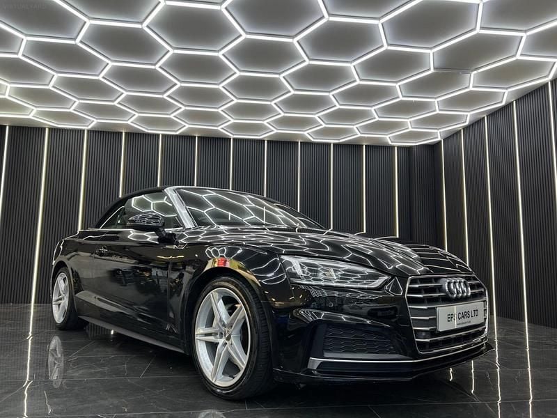 Black Used 2018 Audi A5 Cabriolet S-Line Cabriolet | £13,979 (Fair price) - Image 1/4