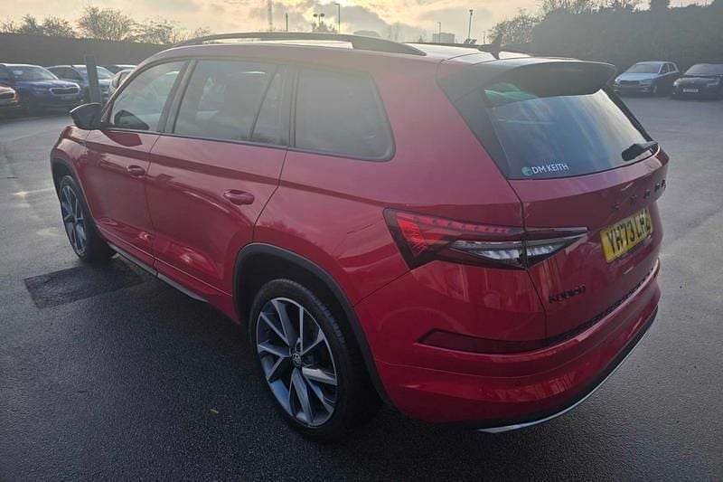 Used Skoda Kodiaq SportLine 110 HP (80 kW) 2023 Velvet red SUV