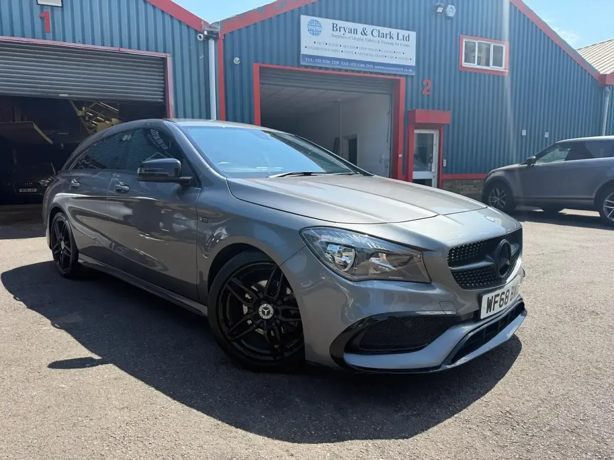 Used Mercedes CLA180 Shooting Brake AMG line 2018 Grey Estate