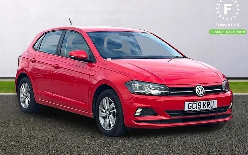 Usado VW Polo SE 95 HP (69 kW) 2019 Vermelho Citadino