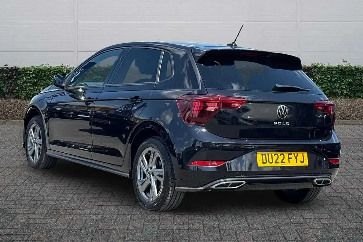 Used VW Polo R-line 110 HP (80 kW) 2022 Black Hatchback