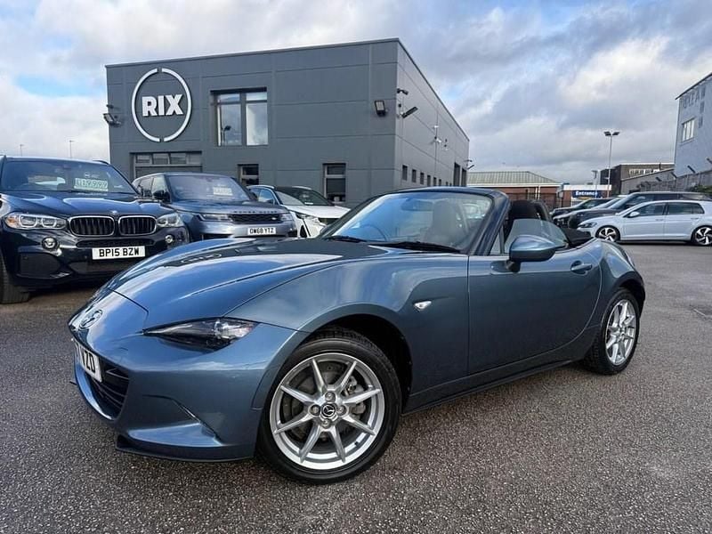 Used Mazda MX5 131 HP (96 kW) 2017 Blue Cabriolet