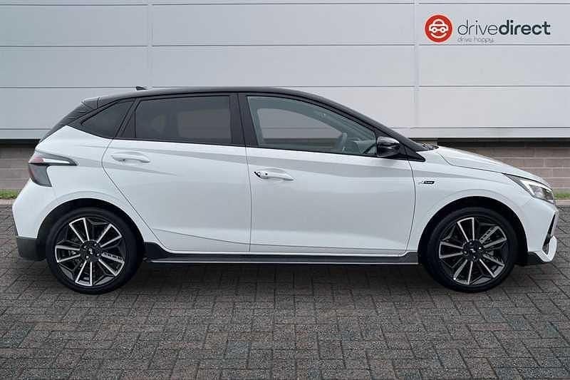 New Hyundai i20 N Line 120 HP (88 kW) 2025 White Hatchback