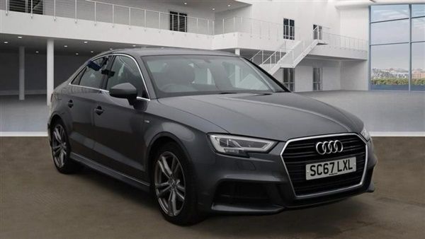 Grey Used 2018 Audi A3 S-Line Sedan | £13,650 (Fair price) - Image 1/1