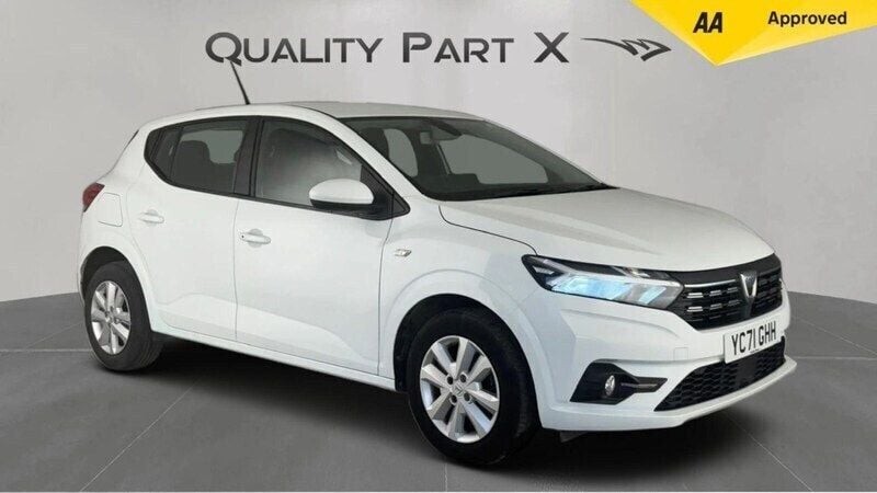 White Used 2021 Dacia Sandero Comfort Hatchback | £9,000 (Super price) - Image 1/4
