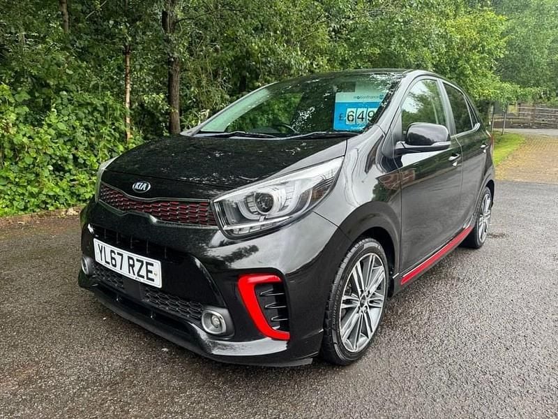 Used Kia Picanto GT-Line 66 HP (48 kW) 2018 Black Hatchback