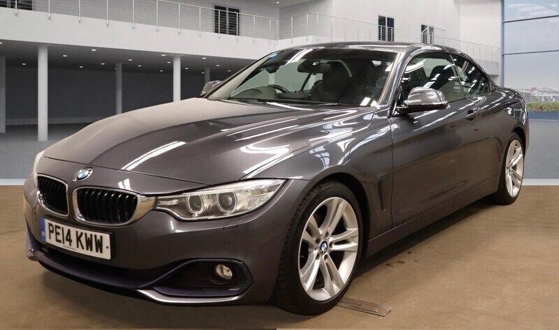 Grey Used 2014 BMW 420 Sport Line Cabriolet | £9,982 (Fair price) - Image 1/4