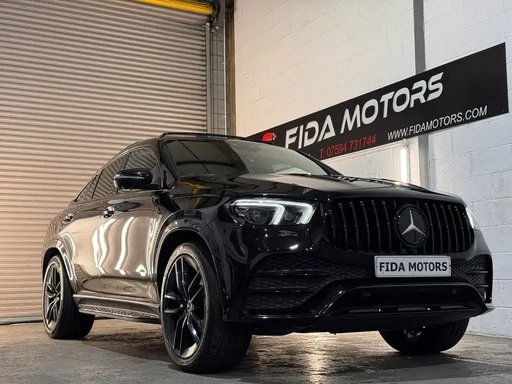 Used Mercedes GLE400 AMG line 2022 Black Coupe