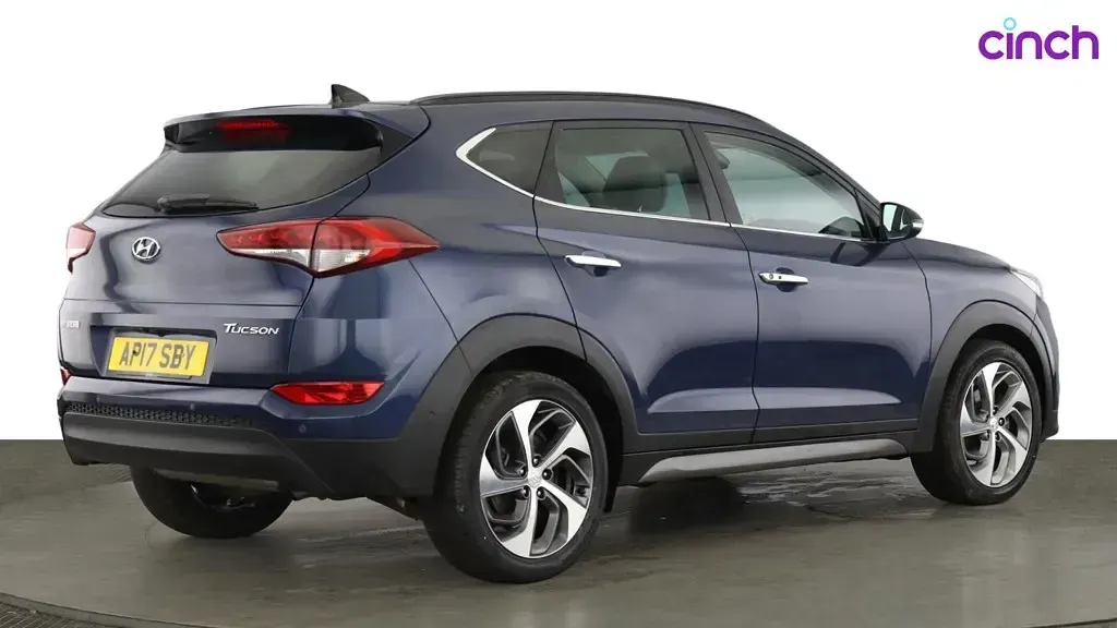 Used Hyundai Tucson Premium SE 141 HP (103 kW) 2017 Blue SUV