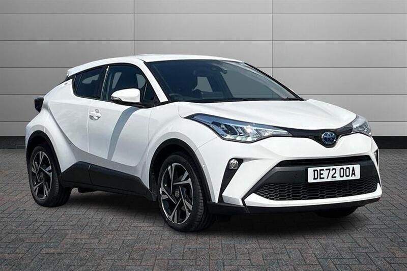 Pure white Used 2022 Toyota C-HR Design SUV | £20,895 (Fair price) - Image 1/4
