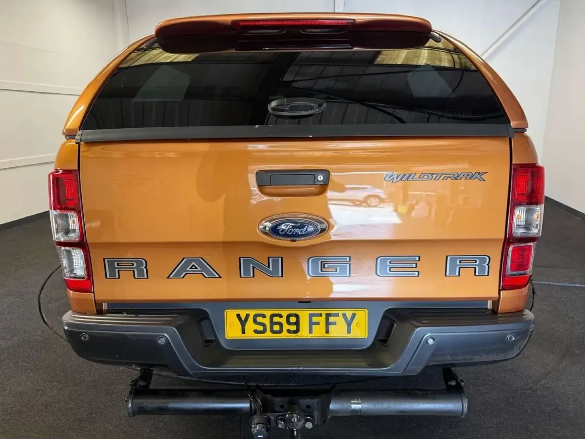 Begagnad Ford Ranger Wildtrack 200 HK (147 kW) 2019 Orange Pickup