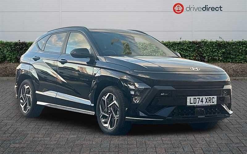 Black Used 2024 Hyundai Kona N Line SUV | £24,645 (Expensive) - Image 1/4