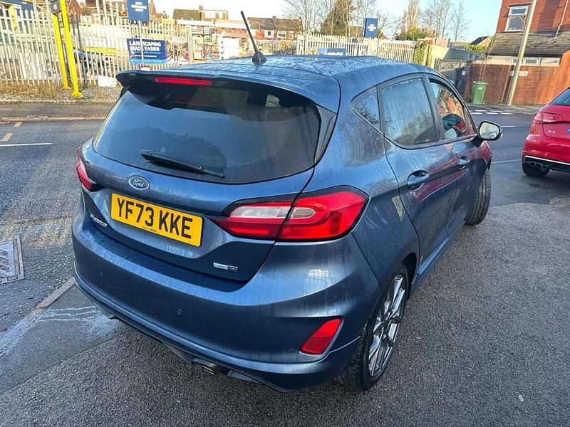 Used Ford Fiesta ST-Line 125 HP (91 kW) 2023 Blue Hatchback