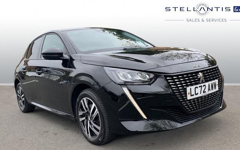Used Peugeot 208 Allure+ 102 HP (75 kW) 2022 Black Hatchback