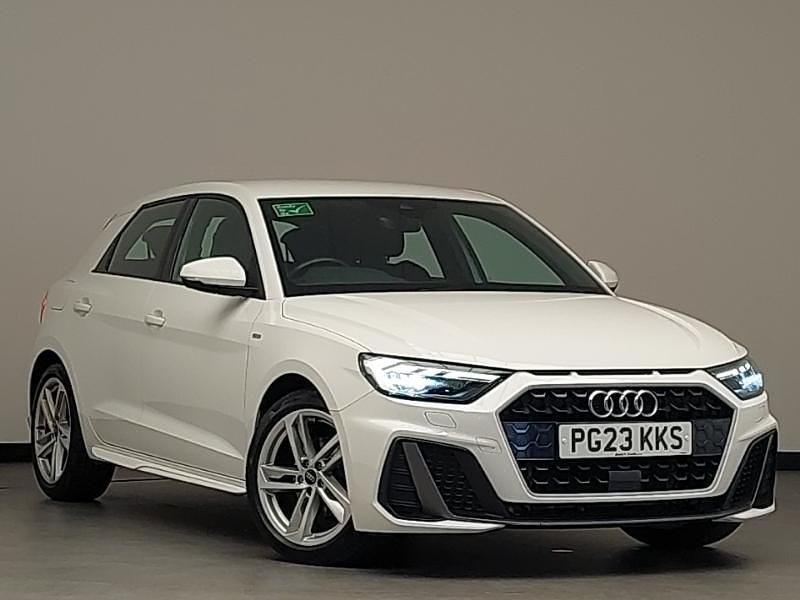White Used 2023 Audi A1 S-Line Hatchback | £17,998 (Fair price) - Image 1/4