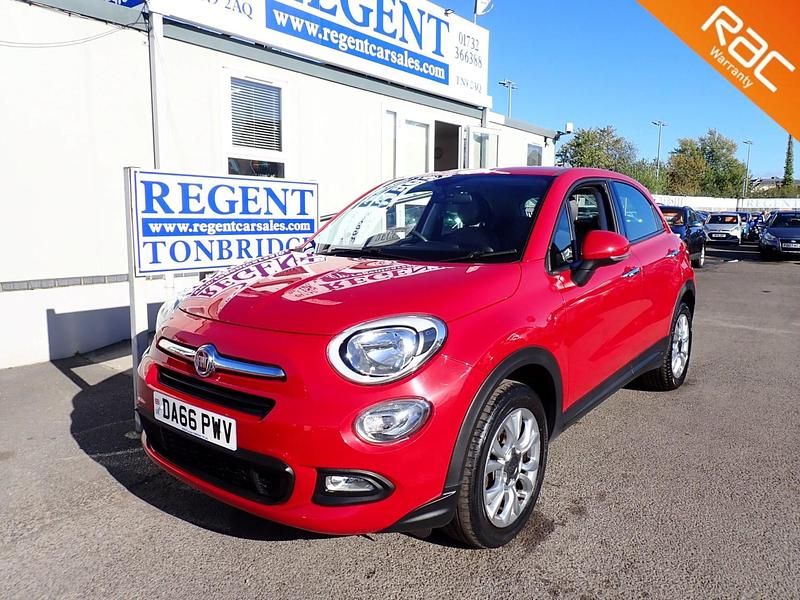 Red Used 2016 Fiat 500X Pop Star SUV | £8,495 (Fair price) - Image 1/4