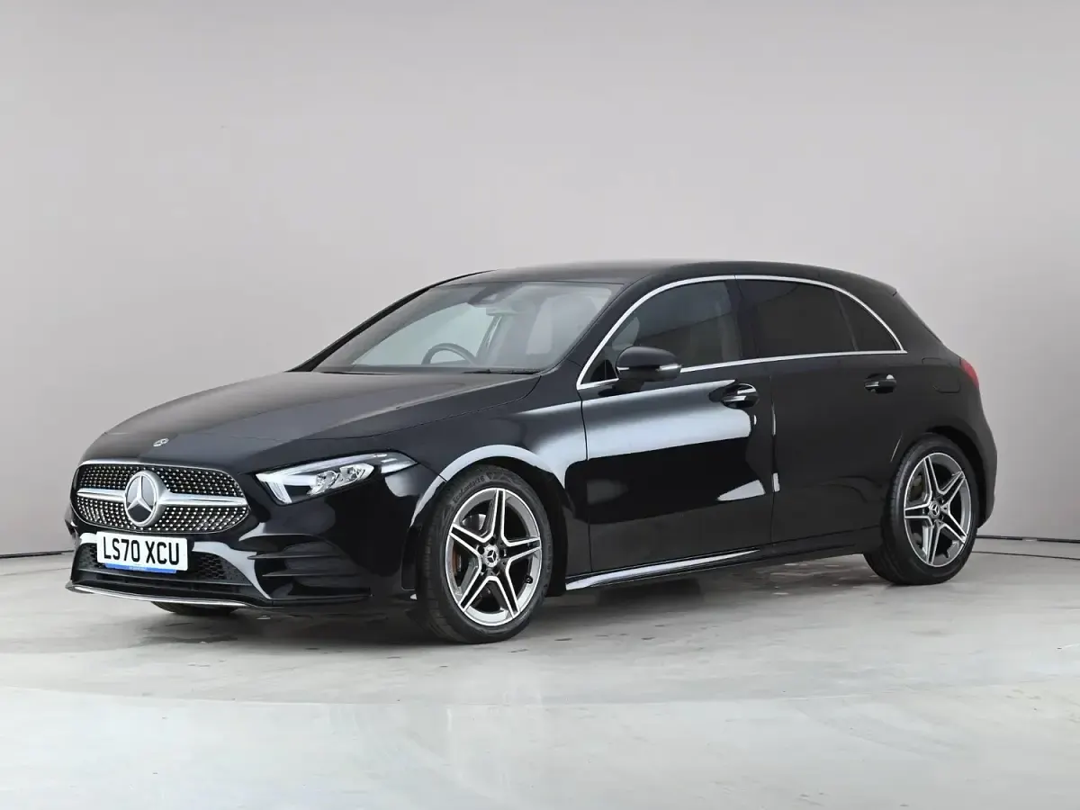 Used Mercedes A200 AMG line 163 HP (119 kW) 2020 Black Hatchback