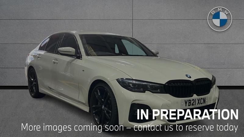 White Used 2021 BMW 320 M Sport Sedan | £22,373 (Fair price) - Image 1/4