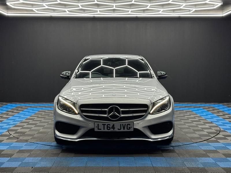 Used Mercedes C250 AMG line 2014 Silver Sedan