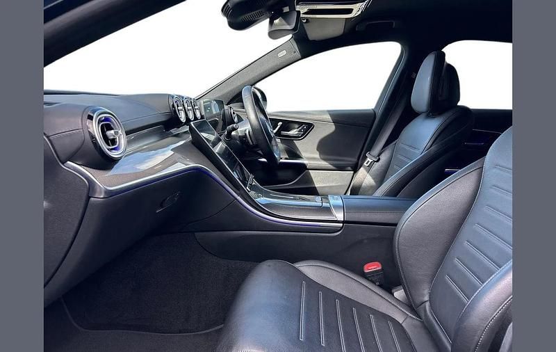 Used Mercedes C300e AMG Line Premium 254 HP (186 kW) 2023 Blue Sedan