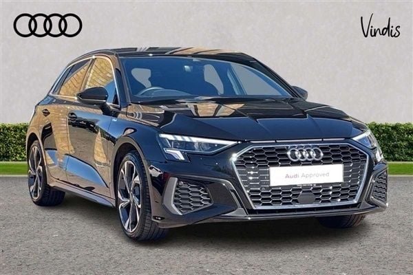 Black Used 2024 Audi A3 S-Line Hatchback | £25,400 (Fair price) - Image 1/3