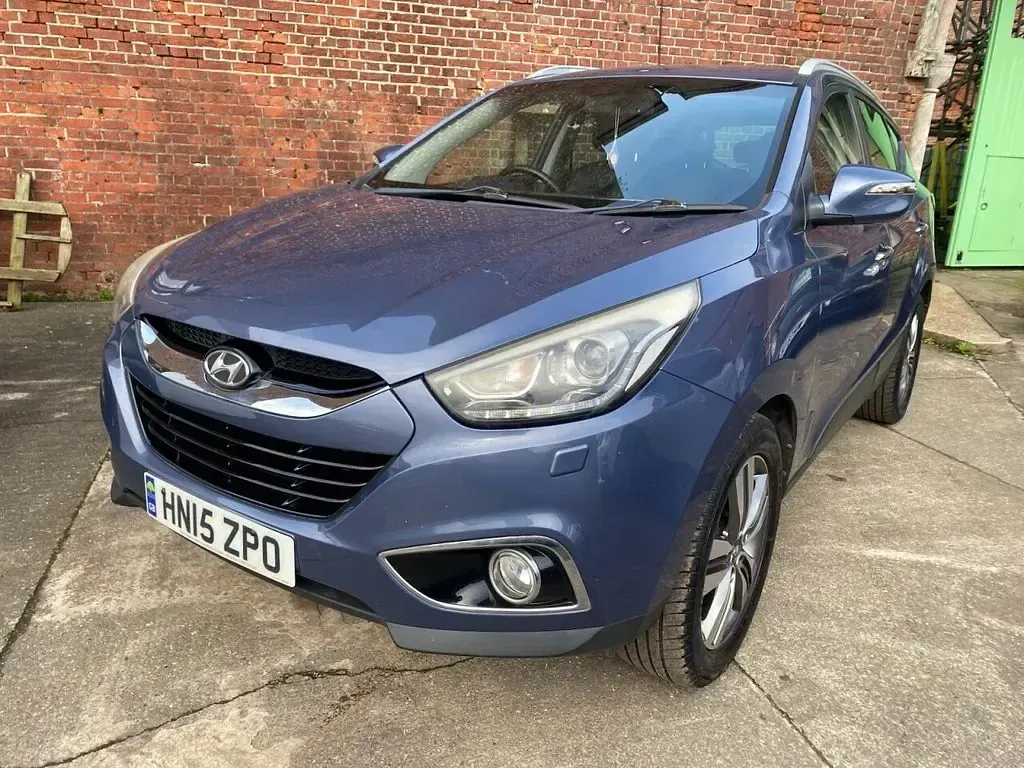 Begagnad Hyundai ix35 Premium 115 HK (84 kW) 2015 Blå SUV