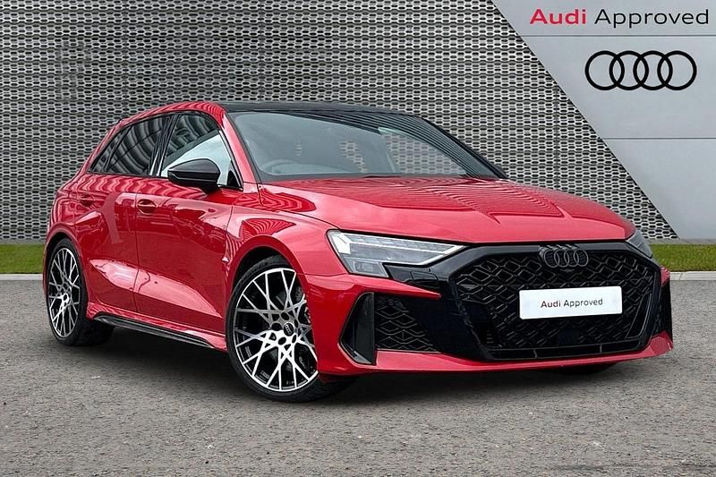 Red Used 2025 Audi RS3 Sportback Comfort Hatchback | £58,991 (Super price) - Image 1/3