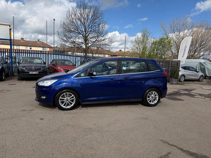 Used Ford Grand C-Max Zetec 120 HP (88 kW) 2017 Blue MPV