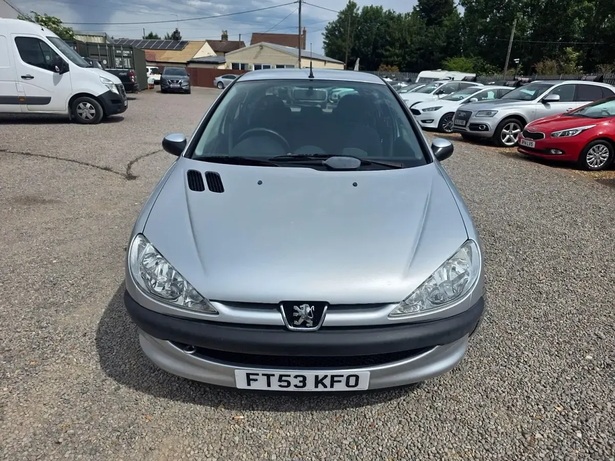 Used Peugeot 206 90 HP (66 kW) 2003 Silver Hatchback