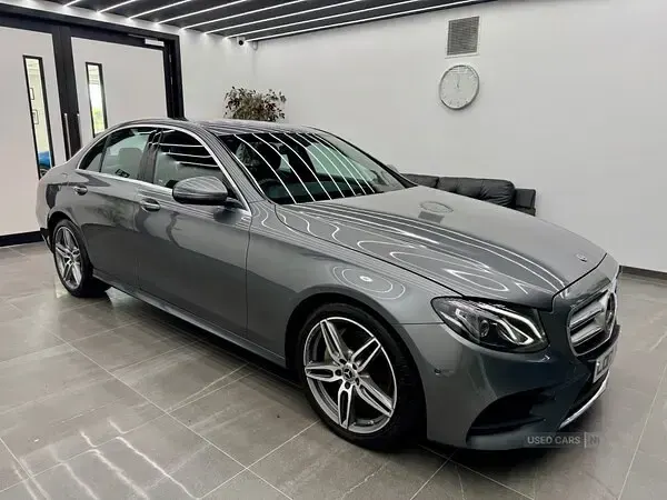 Used Mercedes E220 AMG line 191 HP (140 kW) 2017 Grey Sedan