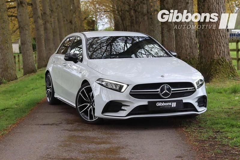 Used Mercedes A35 AMG Premium 2021 White Hatchback