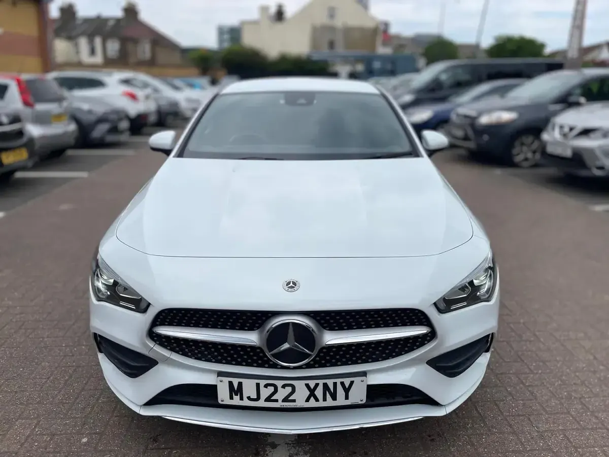 Used Mercedes CLA250e AMG Line Premium 218 HP (160 kW) 2022 White Coupe