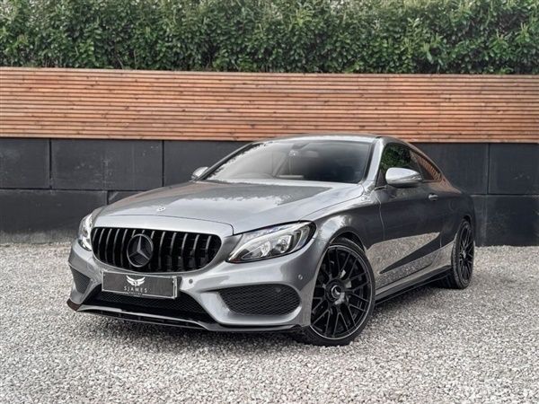 Grey Used 2018 Mercedes C300 AMG line Coupe | £18,490 (Fair price) - Image 1/4