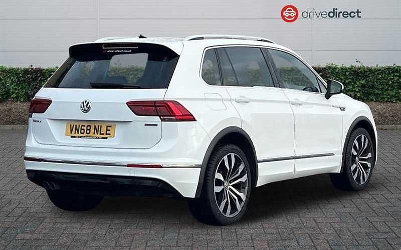 Used VW Tiguan R-line 150 HP (110 kW) 2018 White SUV