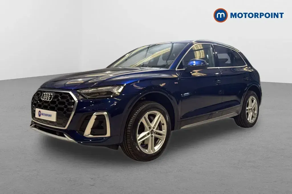 Second-hand Audi Q5 S-Line 204 CP (150 kW) 2023 Albastru SUV