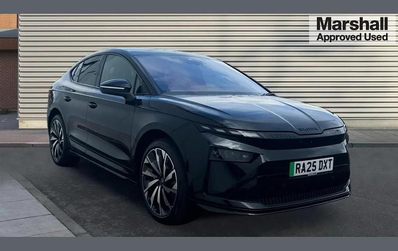 Black New 2025 Skoda Enyaq iV SportLine SUV | £40,950 - Image 1/4