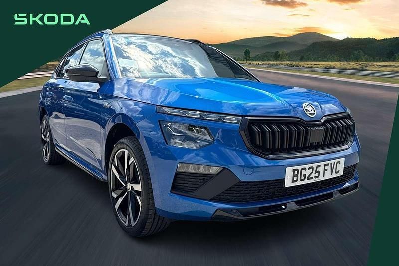 Blue New 2025 Skoda Kamiq Monte Carlo SUV | £23,990 (A bit pricey) - Image 1/4