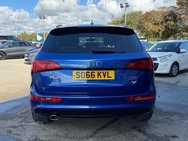 Used Audi Q5 S-line plus 150 HP (110 kW) 2017 Blue SUV