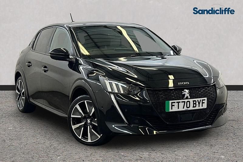 Used Peugeot e-208 GTi 100 kW (136 HP) 2021 Black Hatchback