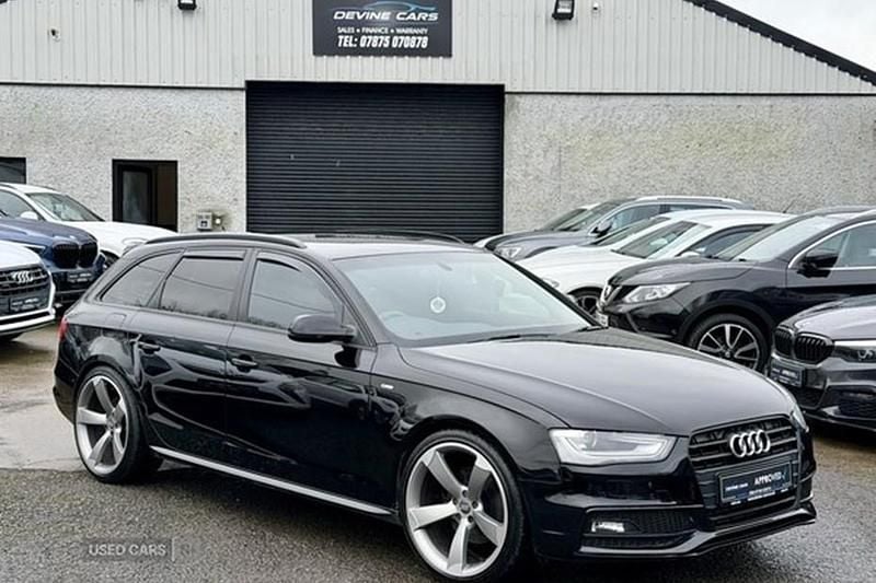Used Audi A4 Black Edition 143 HP (105 kW) 2012 Black Estate
