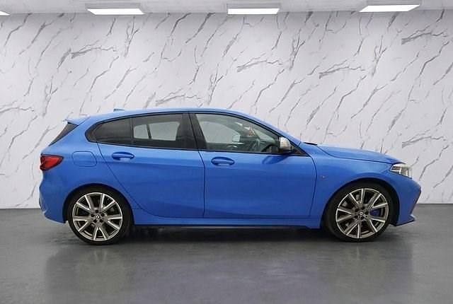 Used BMW M135 Comfort Edition 306 HP (225 kW) 2020 Blue Hatchback