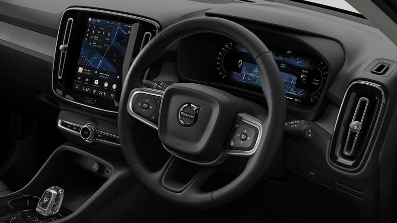 New Volvo XC40 Plus 2026 Aurora silver SUV