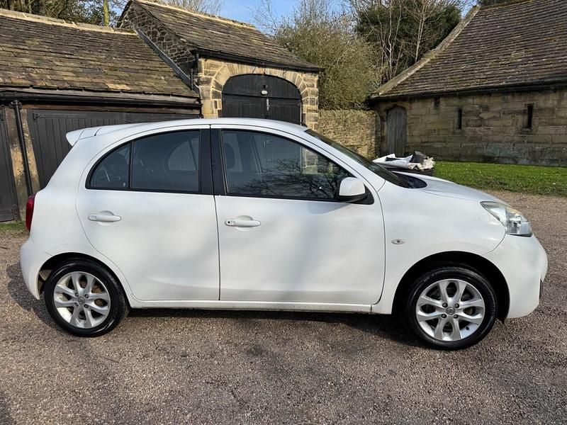 Used Nissan Micra Acenta 2014 White Hatchback