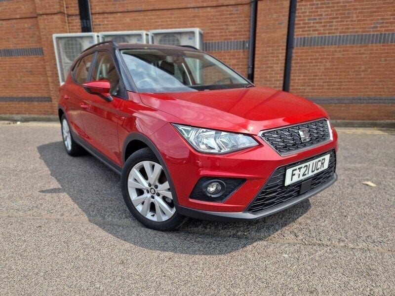 Red Used 2021 Seat Arona SE Technology SUV | £13,495 (Fair price) - Image 1/4