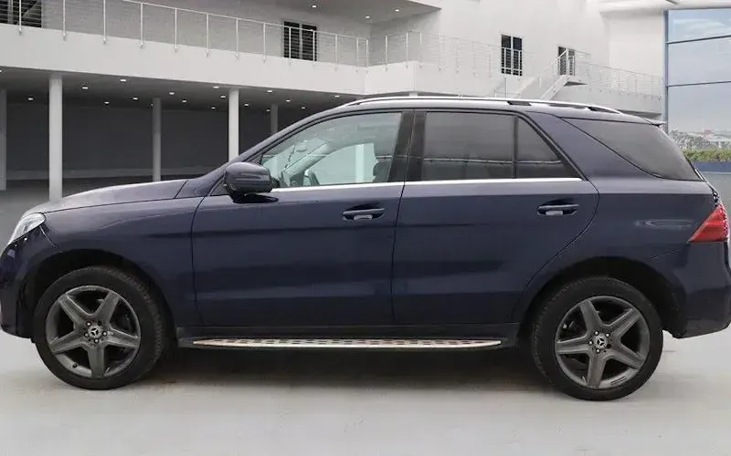 Used Mercedes GLE350 AMG line 258 HP (189 kW) 2017 Blue SUV