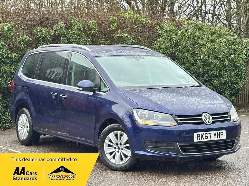 Blue Used 2017 VW Sharan SE MPV | £15,499 (Fair price) - Image 1/4