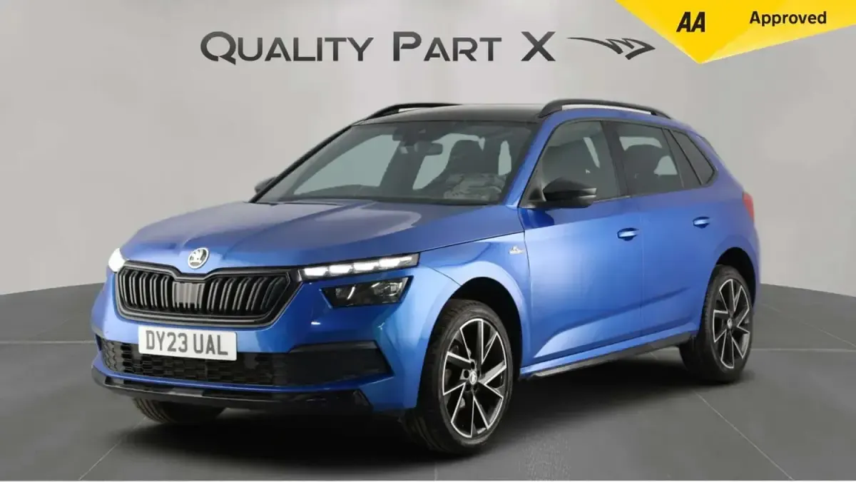 Used Skoda Kamiq Monte Carlo 110 HP (80 kW) 2023 Blue SUV